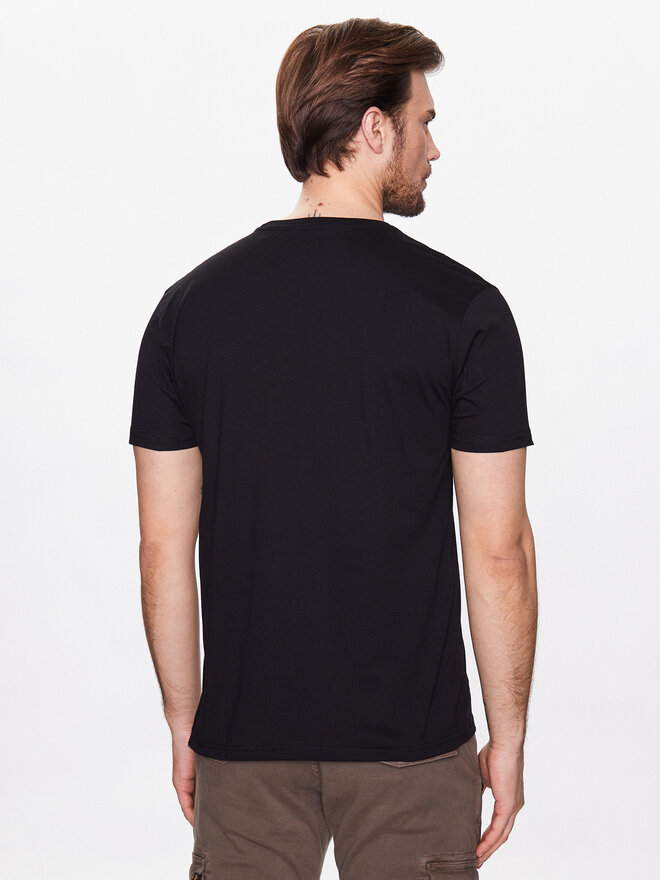 Alpha Industries Alpha Industries Marškinėliai Basic 100501RB Juoda Regular Fit
