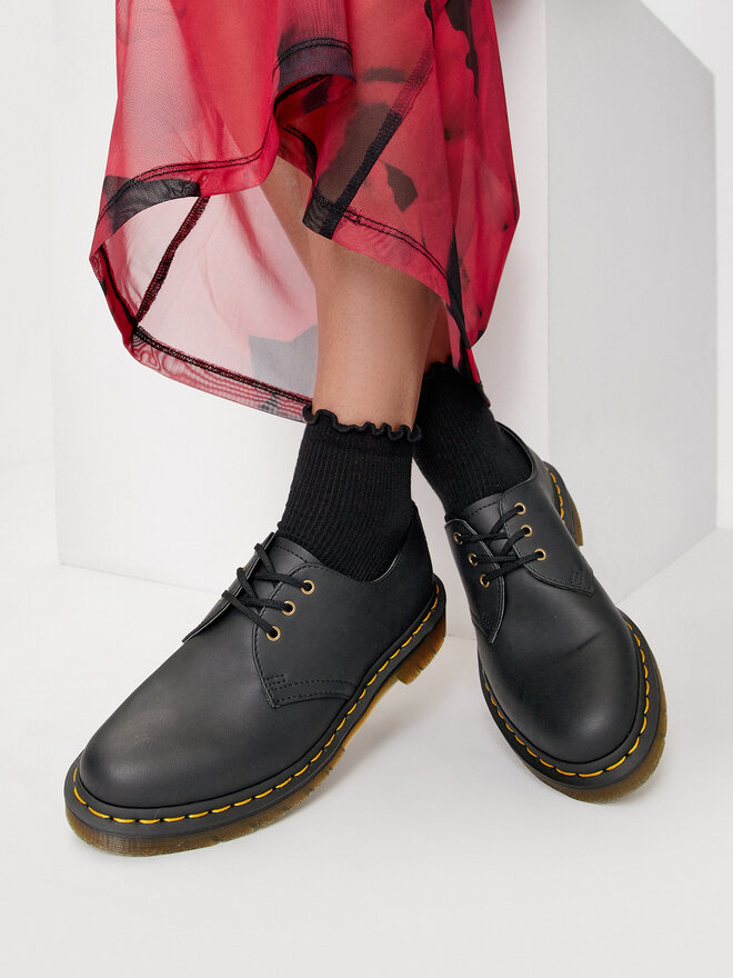 Dr. Martens Кубинки Dr. Martens 1461 Vegan 14046001 Черен