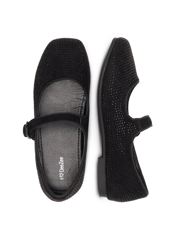 DeeZee Балеринки DeeZee CM220714-18 Черен
