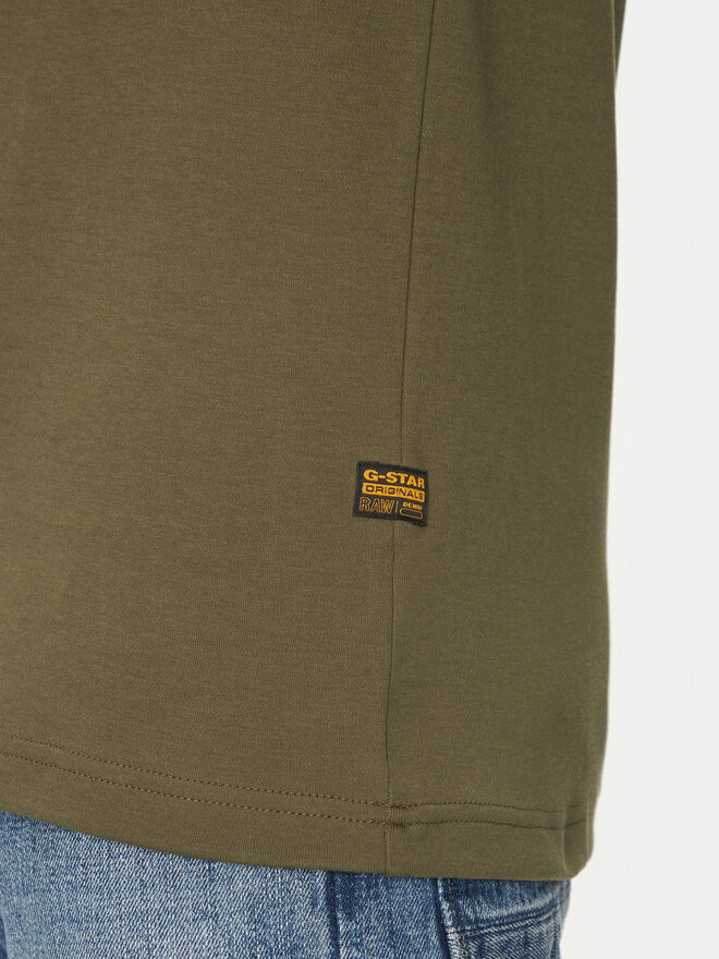 G-Star Raw G-Star Raw T-Shirt Old Skool D25967-C812 110 Grün Regular Fit