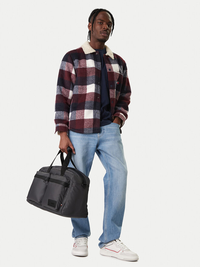 Tommy Hilfiger Wochenendtasche Tommy Hilfiger Th Repreve Duffle AM0AM14008 Grau