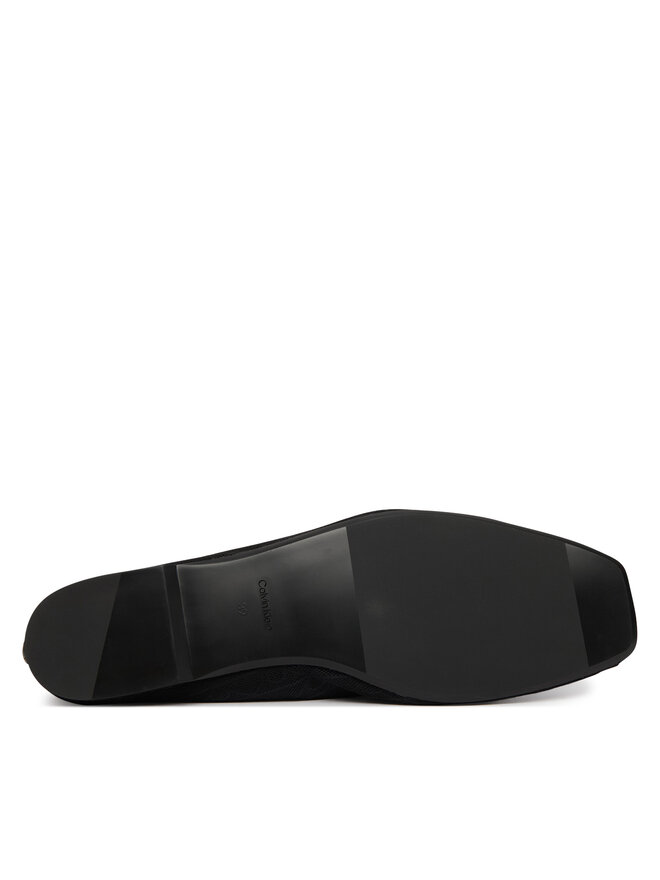 Calvin Klein Ballerinas Calvin Klein Square Ballerina Aop Mesh HW0HW02937 Schwarz