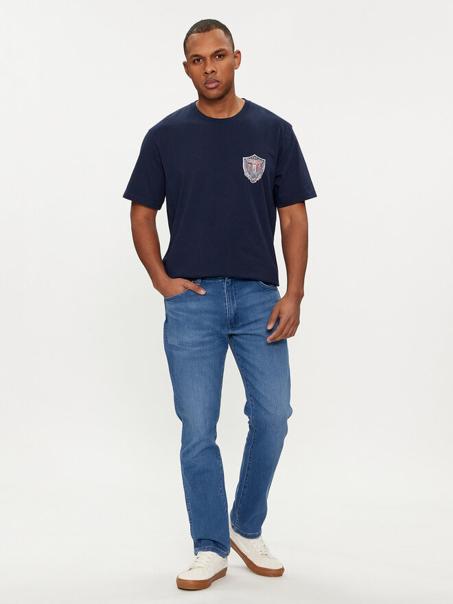 Wrangler Wrangler Póló Americana 112350561 Sötétkék Regular Fit