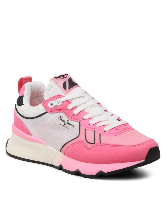 Pepe Jeans Sneakers Pepe Jeans Brit Pro Neon W PLS31460 Rosa