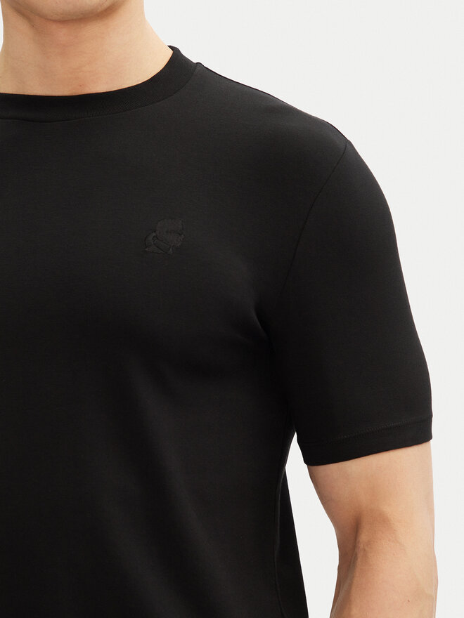 KARL LAGERFELD KARL LAGERFELD Póló 755750 500221 Fekete Regular Fit