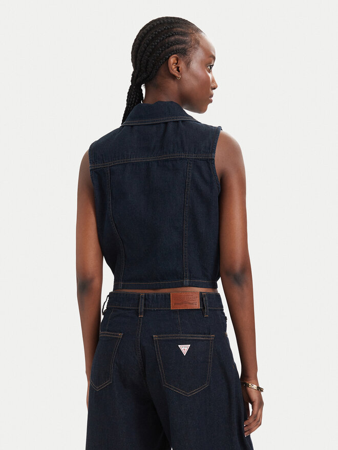 Guess Jeans Guess Jeans Жилет W6GHZ9 D7971 Cиній Regular Fit