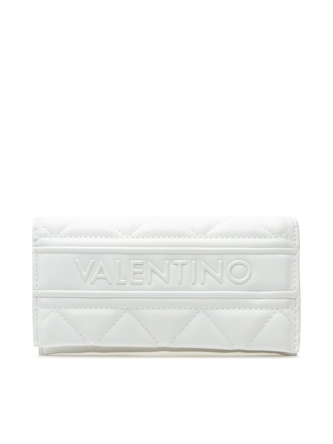 Valentino Голям дамски портфейл Valentino Ada VPS51O216 Бял