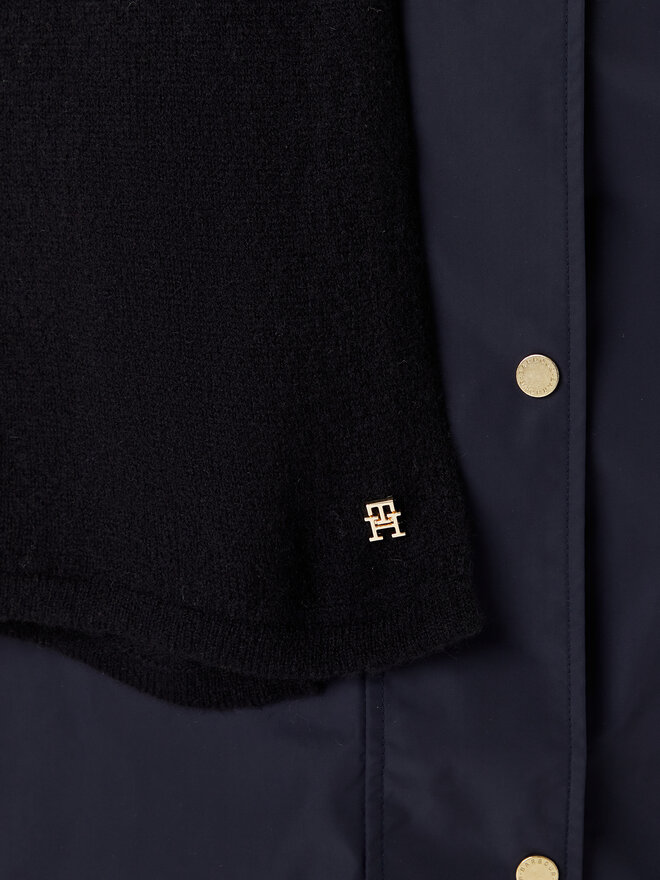 Tommy Hilfiger Зимен шал Tommy Hilfiger AW0AW17790 Черен