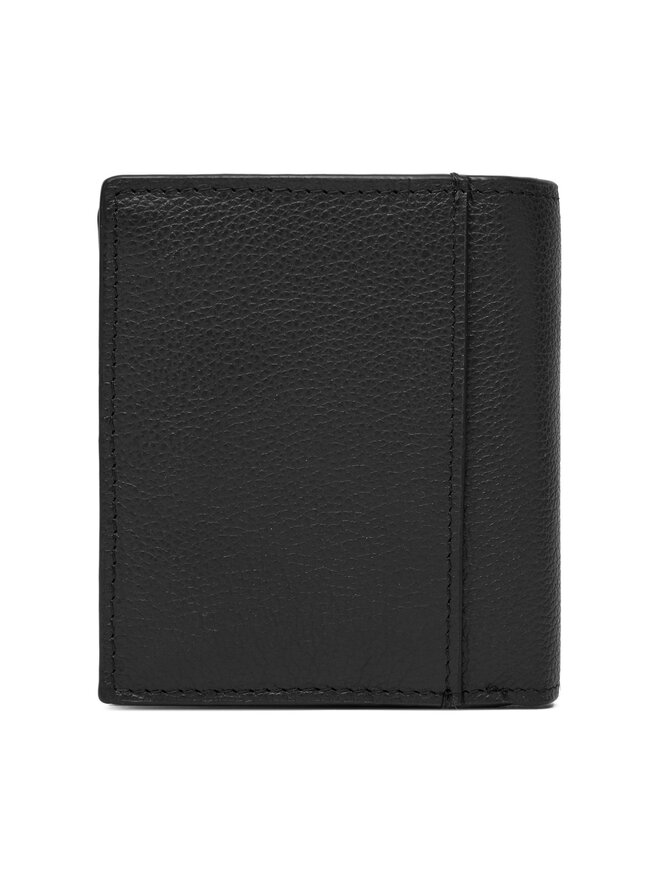 Calvin Klein Große Herren Geldbörse Calvin Klein Micropebble Comp Trifold W Coin LV04D1034G Schwarz