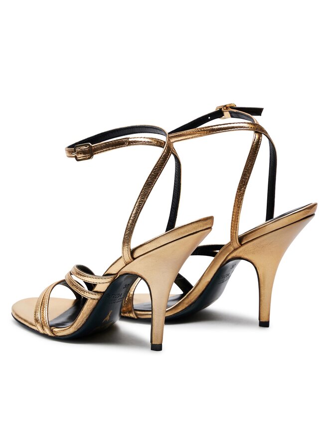 Босоніжки Patrizia Pepe 8X0005/L031-Y442 Золотий | evzuttya.com.ua
