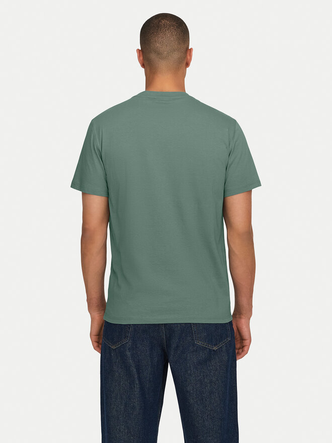 Only & Sons Only & Sons Camiseta 22025208 Verde Regular Fit