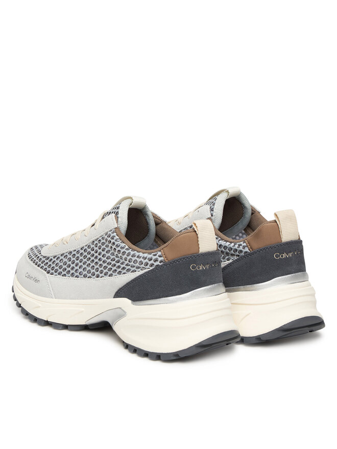 Calvin Klein Сникърси Calvin Klein Hike Runner Lace Up Techmix YW0YW02030 Бежов