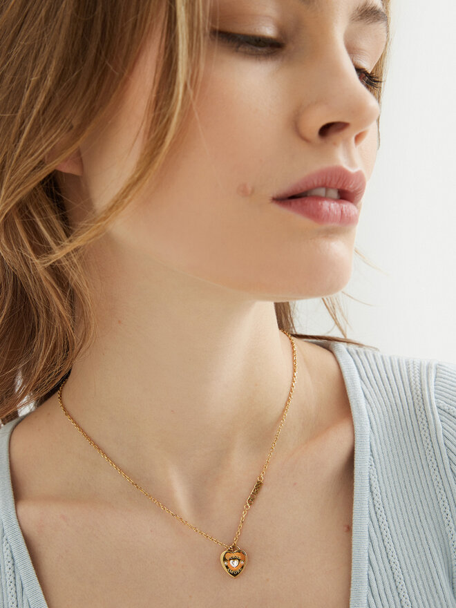 Guess Колие Guess JUBN05 056JWzłoty Златист