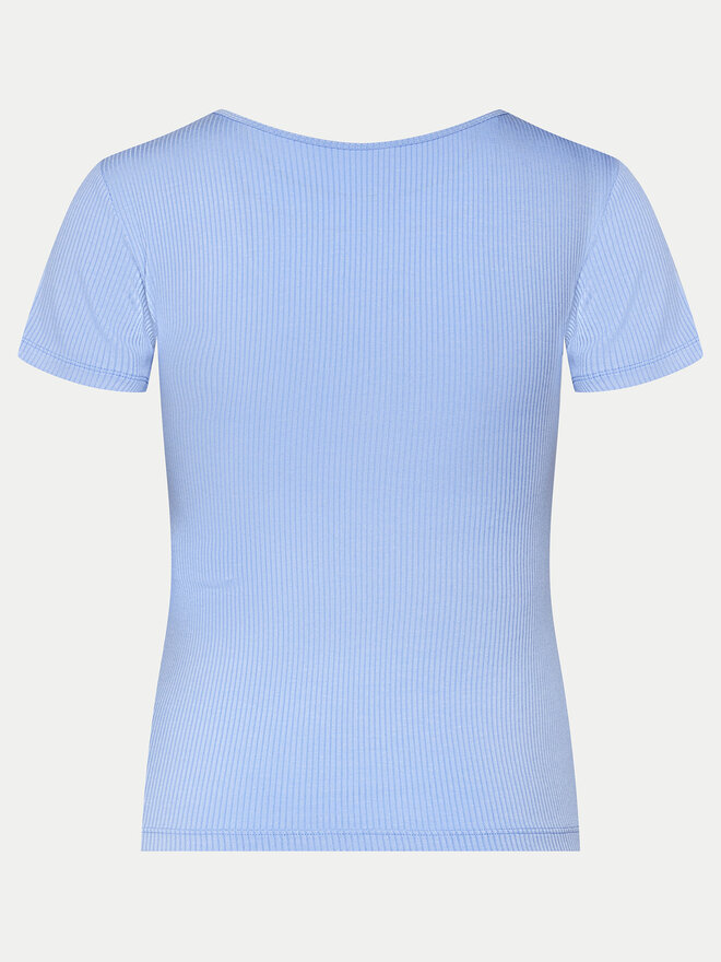 Hunkemöller Hunkemöller Μπλούζα πιτζάμας Henley 205108 Μπλε Regular Fit