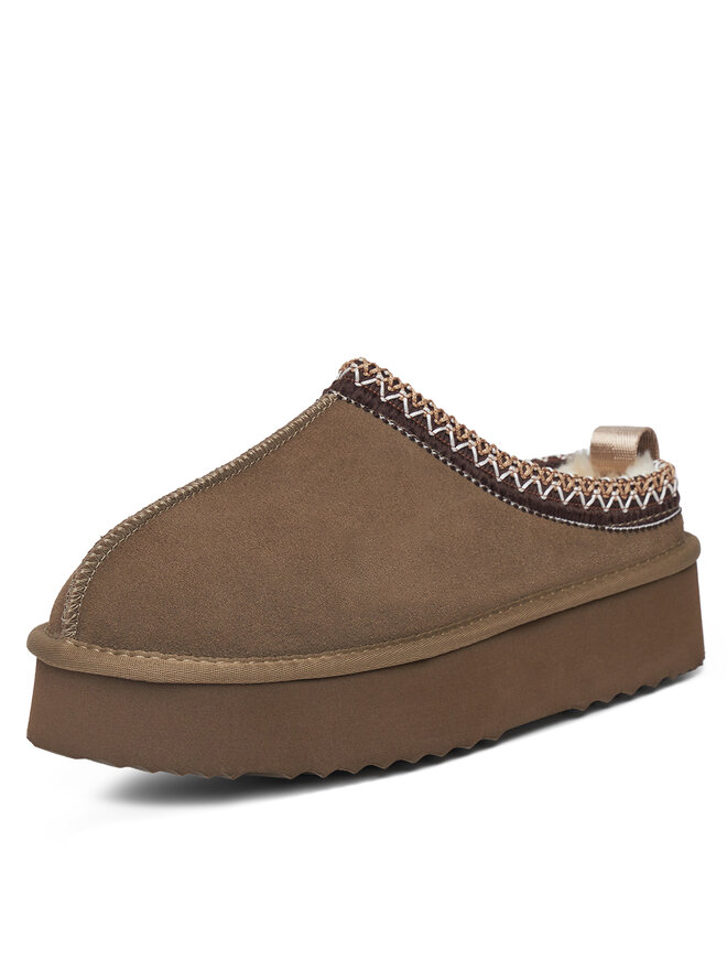 DeeZee Kapcie DeeZee 0B780P-P Khaki