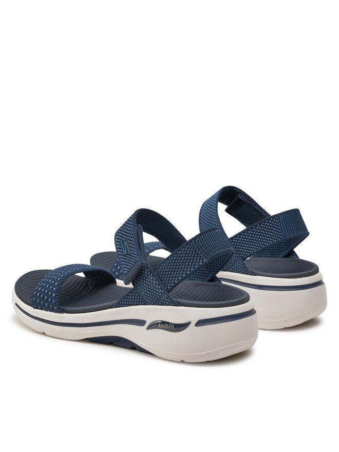 Skechers Sandały Skechers Go Walk Arch Fit Sandal-Polished 140264/NVY Granatowy