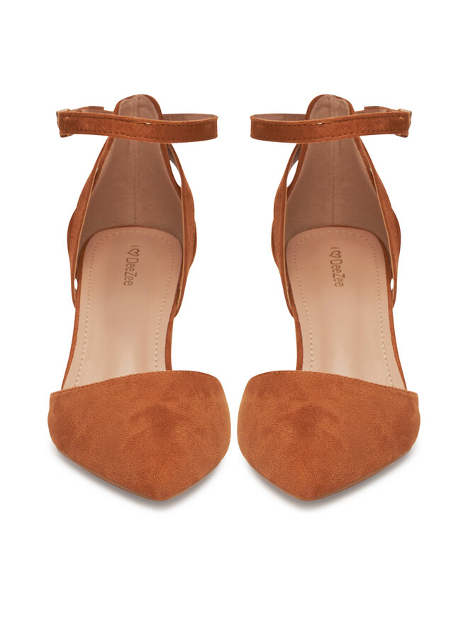DeeZee Pumps DeeZee DZ1019 Braun