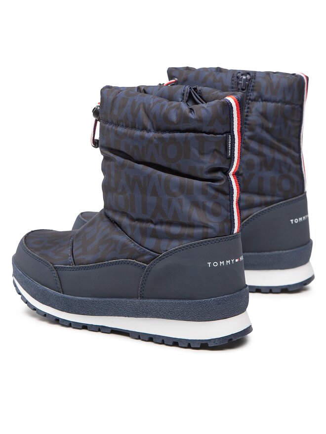 Tommy Hilfiger Апрески Tommy Hilfiger Snow Boot T3B6-32547-1486 S Тъмносин