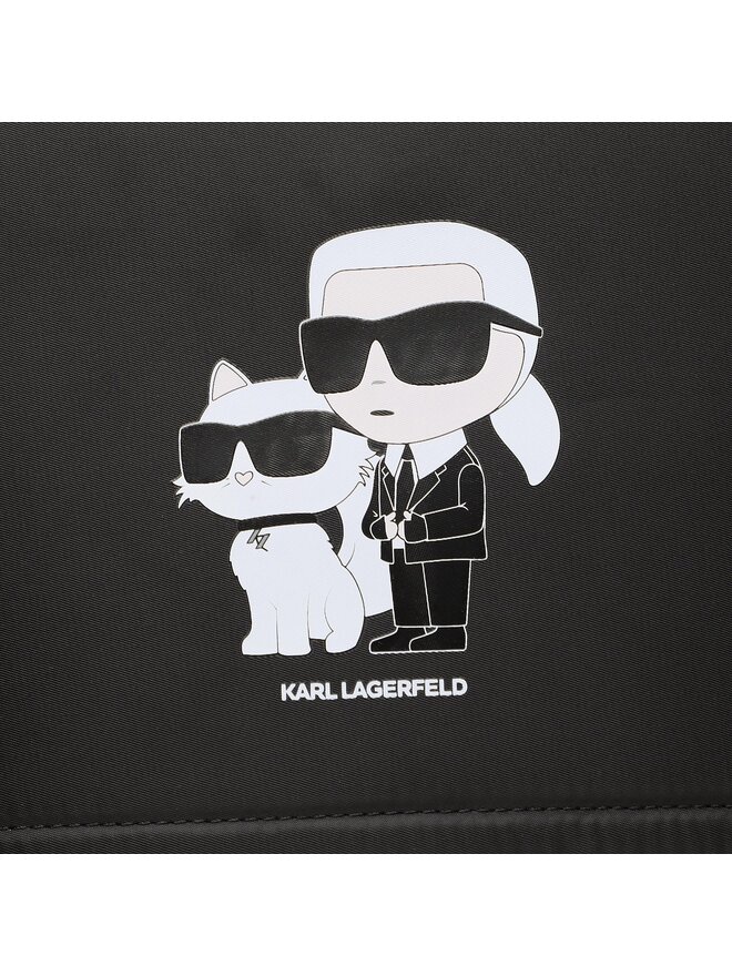 KARL LAGERFELD Borsa fasciatoio KARL LAGERFELD Z90045 Nero