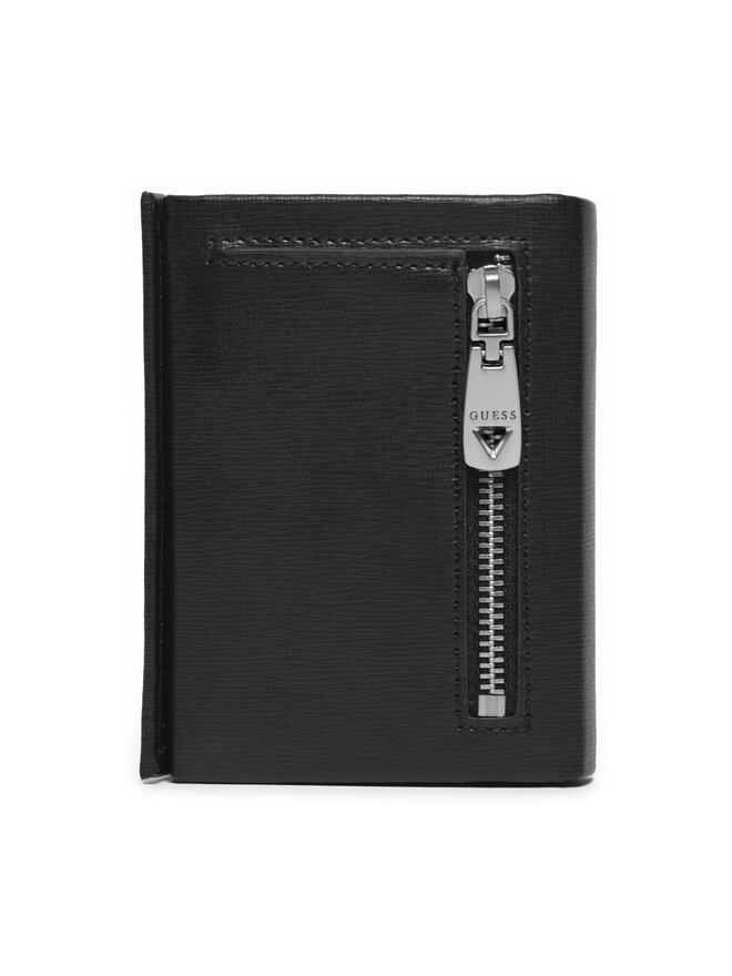 Guess Pequeña cartera de hombre Guess SMMTSL LEA65 Negro