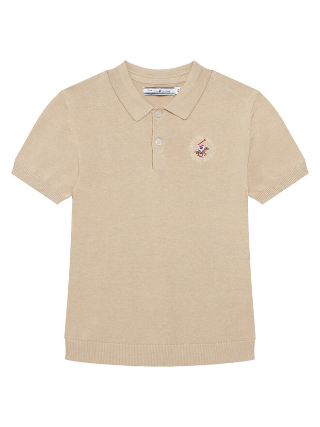 Beverly Hills Polo Club Beverly Hills Polo Club Poloshirt 76B5W0031 Beige Regular Fit