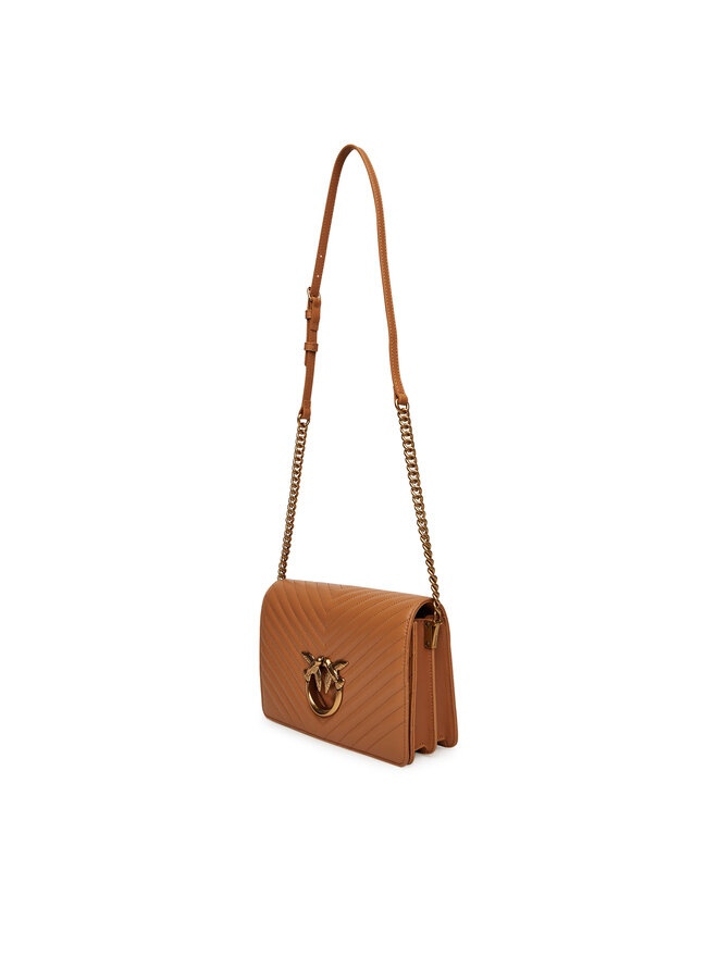 PINKO Handtasche PINKO Love Click Classic PE 25 PLTT 100063 A0GK Braun
