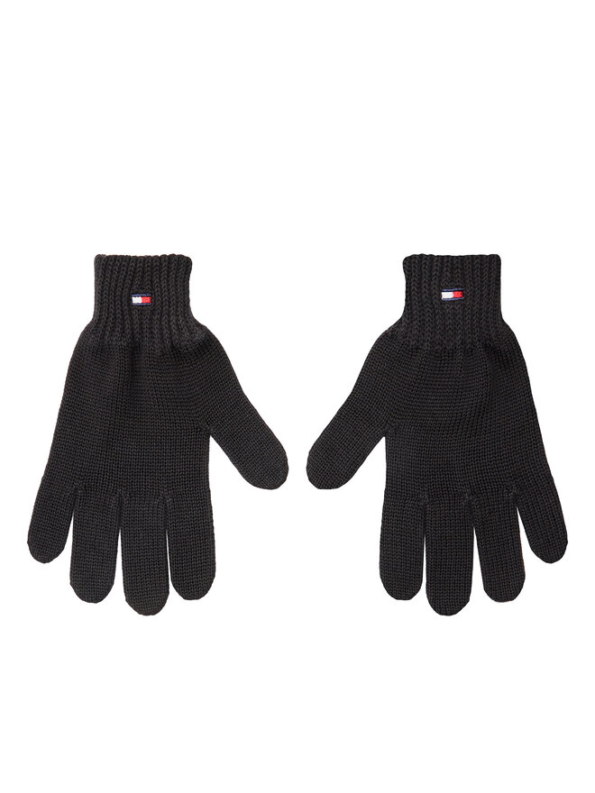 Tommy Hilfiger Kinderhandschuhe Tommy Hilfiger Small Flag AU0AU01657 Schwarz