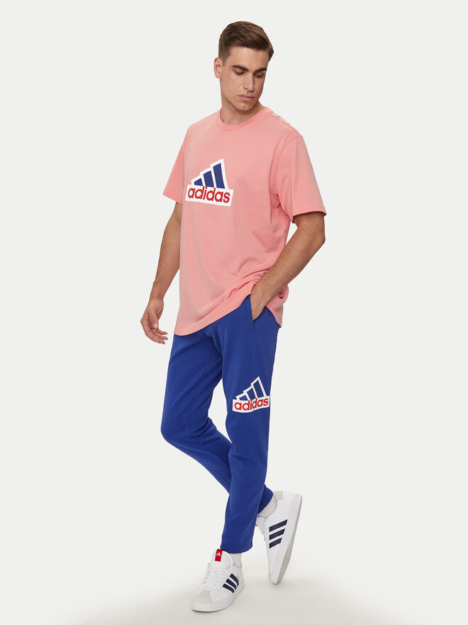 adidas adidas Marškinėliai Future Icons Badge of Sport IS8342 Rožinė Loose Fit