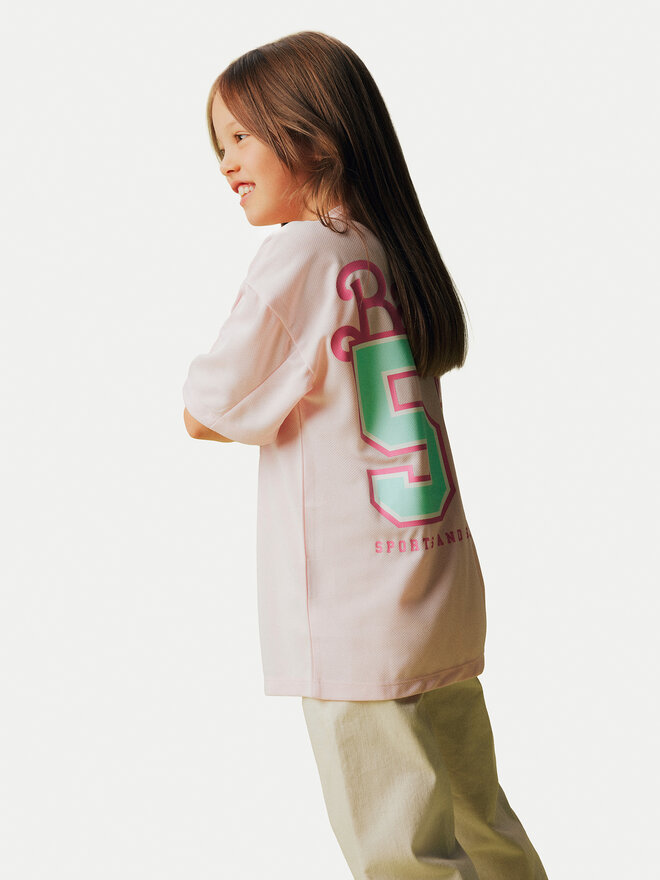 NAME IT NAME IT Marškinėliai Barbie 13243113 Rožinė Relaxed Fit