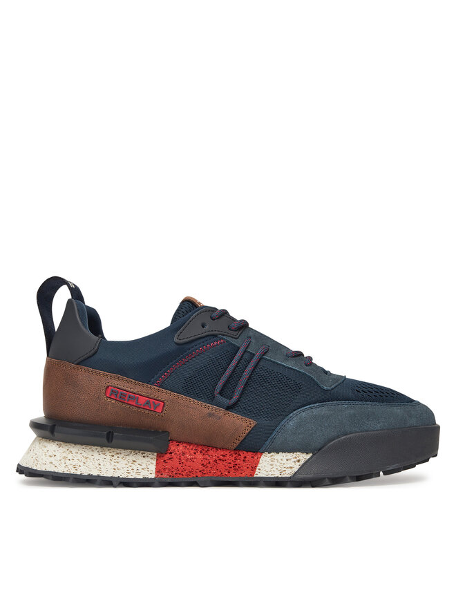 REPLAY Sneakersy REPLAY GMS1P.000.C0055L Tmavomodrá