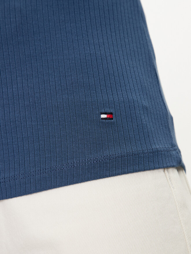 Tommy Hilfiger Tommy Hilfiger Felső WW0WW38635 Kék Slim Fit