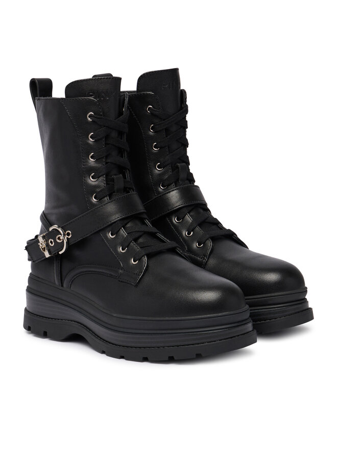 PINKO Schnürschuhe PINKO Eva 04 SD0613P001 Schwarz