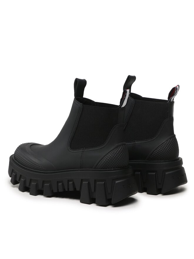 Tommy Jeans Челсі Tommy Jeans Tjw Rubber Rain Boot EN0EN02234 Чорний