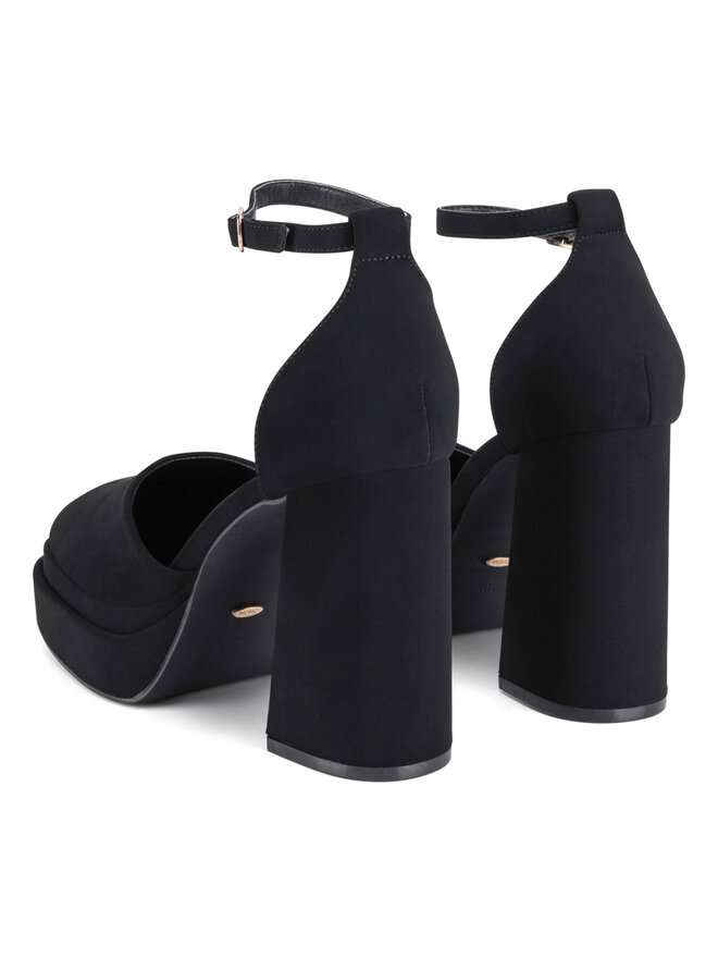 DeeZee Czółenka DeeZee LW85478-6 Czarny