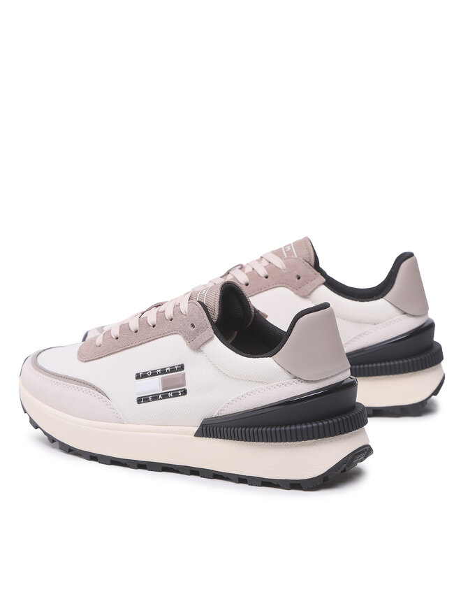 Tommy Jeans Laisvalaikio batai Tommy Jeans Techn, Runner EM0EM01109 Smėlio