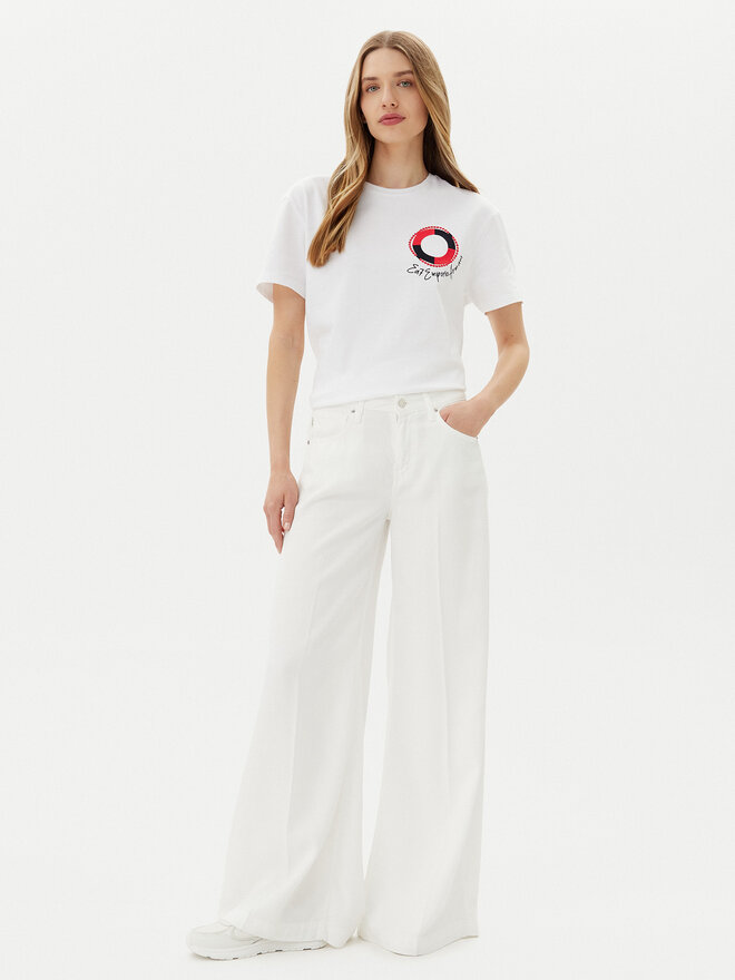 EA7 Emporio Armani EA7 Emporio Armani Camiseta 7W000491 AF12957 U0002 Blanco Regular Fit