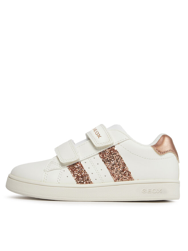 Geox Sneakersy Geox J Eclyper Girl J45LRA 000BC C1ZH8 S Bílá
