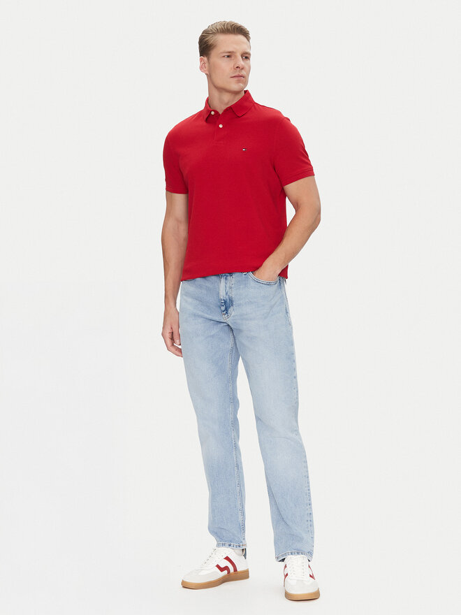 Tommy Hilfiger Tommy Hilfiger Pólóing 1985 MW0MW17770 Piros Regular Fit