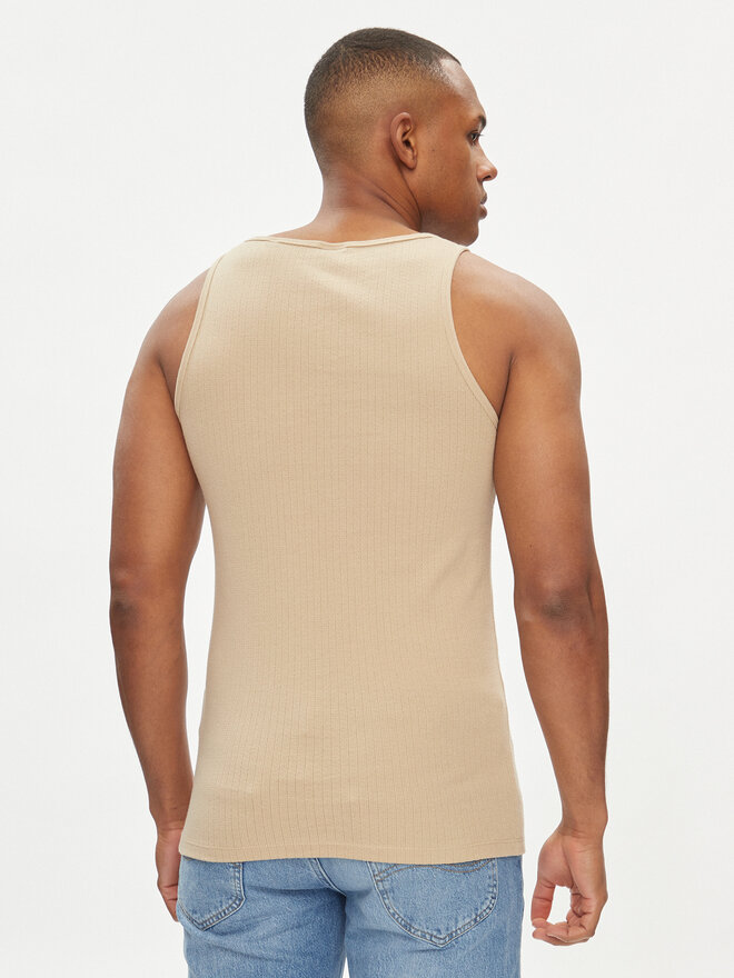 Jack&Jones Jack&Jones Tank top marškinėliai Havana 12251771 Smėlio Regular Fit
