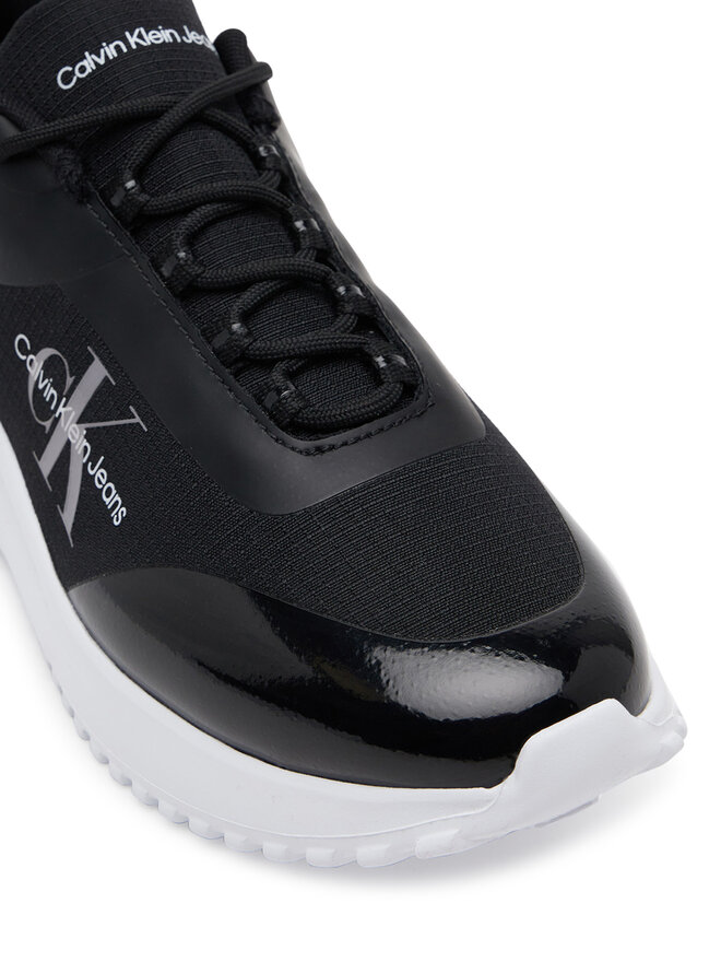 Calvin Klein Jeans Sportcipők Calvin Klein Jeans Eva Runner Low Lace Mix Ml Wn YW0YW01442 Fekete
