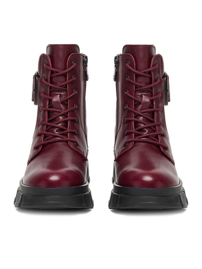 Badura Botines planos Badura EO-CI12-9092-08 Guinda/burdeos