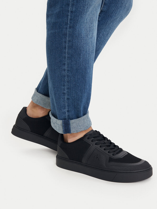 Calvin Klein Sneakers Calvin Klein Classic Cups Laceup Knit HM0HM02130 Schwarz
