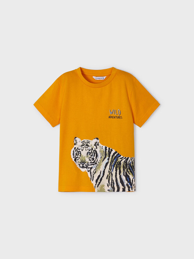 Mayoral Mayoral Camiseta 3007 Naranja Regular Fit