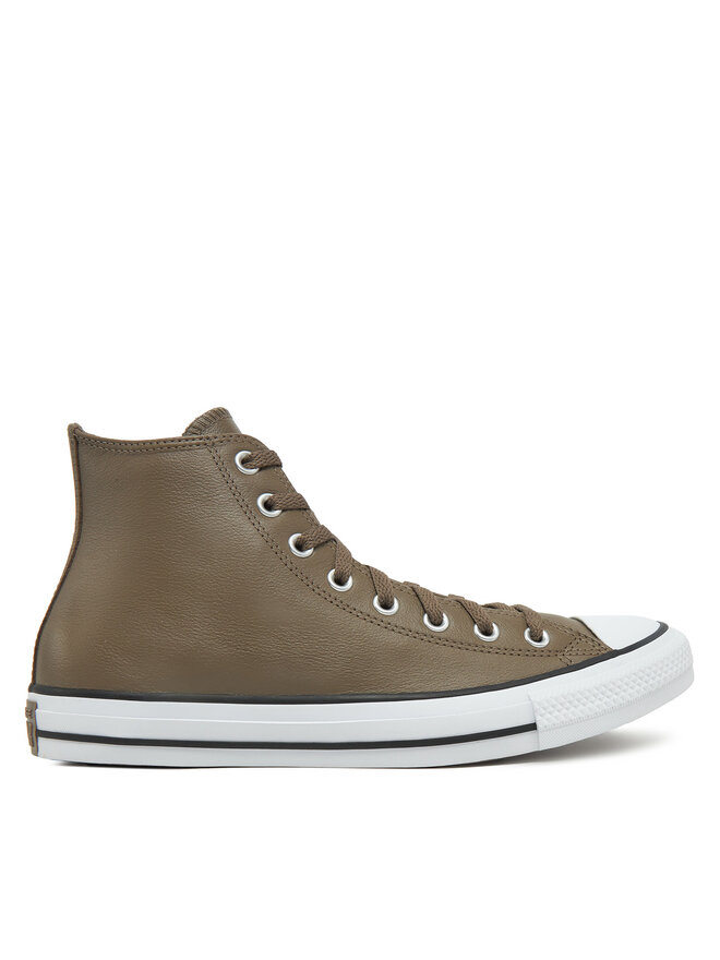 Converse Trampki Converse Chuck Taylor All Star Faux Leather Hi A09482C 216 Brązowy