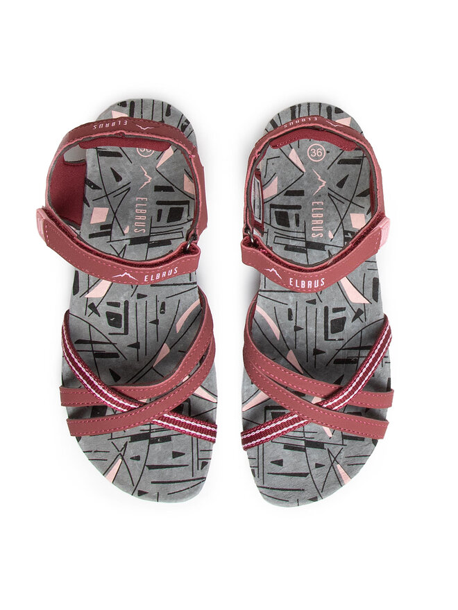 Elbrus Sandalen Elbrus Lavera Dunkelrot