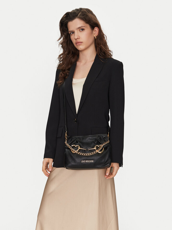 LOVE MOSCHINO Ročna torba LOVE MOSCHINO JC4035PP1MLB0000 Črna