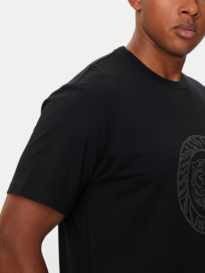 Just Cavalli Just Cavalli T-Shirt 77OAHE05 Schwarz Regular Fit
