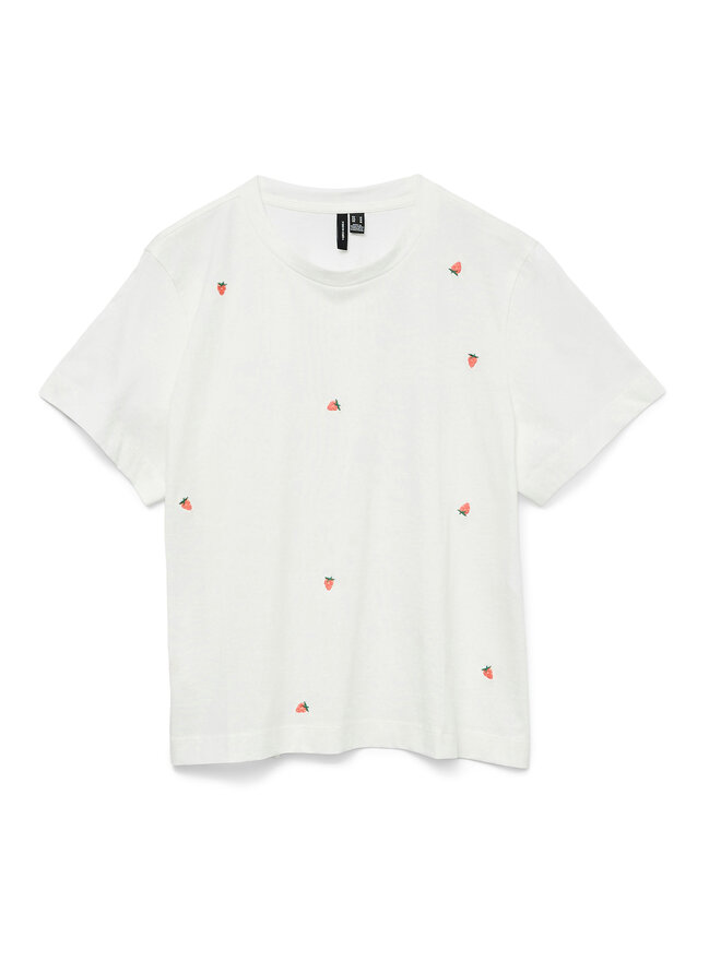 Vero Moda Vero Moda Póló Solvei 10325318 Fehér Regular Fit