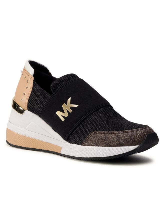 MICHAEL Michael Kors Sneakers MICHAEL Michael Kors Felix Trainer 43T0FXFS4D Schwarz