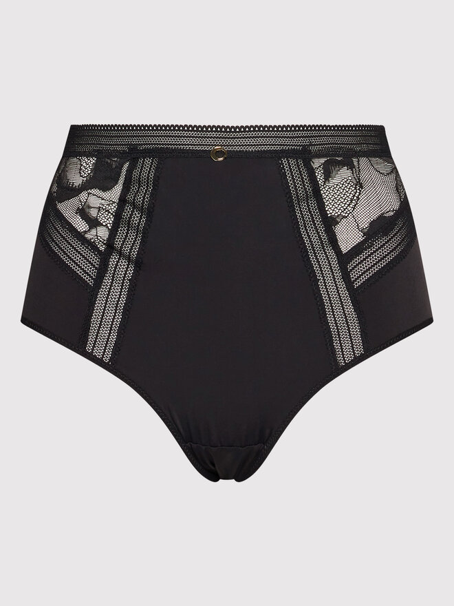 Chantelle Chantelle Klassischer Damenslip mit hoher Taille True Lace C11M80 Schwarz